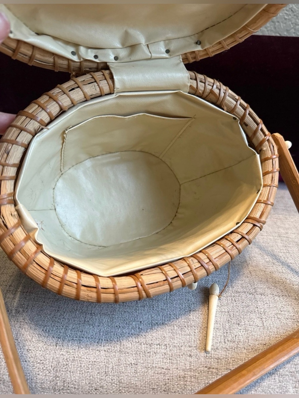 Nantucket Basket, c1988 unique and collectible Handbag or basket or best offer - Picture 6 of 12
